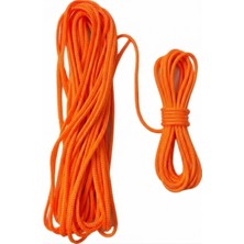 Seçilir 30 mt 4 mm Neon Turuncu Polyester Içi Dolgulu Dağcılık Kamp Gemici Hamak Iskota Ipi