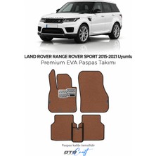 Otocraft Land Rover Range Rover Sport 2015-2021 Uyumlu Taba Turuncu 3D Havuzlu Eva Oto Paspas Takımı 5 Parça Araca Özel