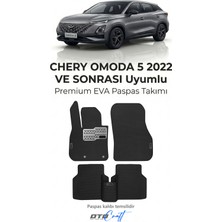 Otocraft Chery Omoda 5 2022 ve Sonrası Uyumlu Siyah 3D Havuzlu Eva Oto Paspas Takımı 5 Parça Araca Özel