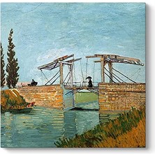 Vincent Van Gogh, Arles Köprüsü Tablosu 80 x 80