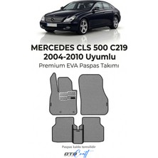 Otocraft Mercedes Cls 500 C219 2004-2010 Uyumlu Gri 3D Havuzlu Eva Oto Paspas Takımı 5 Parça Araca Özel