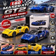 TeknoKapsül RW9160 1:60 Gt2 Çek Bırak Araba Lisanslı Küçük Metal Araç
