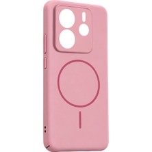 TeknoKapsül Redmi Note 14 4g Mika Pc Magsafe Kapak - Pembe