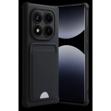 Urfakent Xiaomi Redmi Note 14 Pro 4g Uyumlu Kelvin Kartvizitli Silikon - Siyah