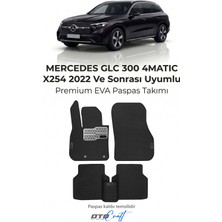 Otocraft Mercedes Glc 300 4matıc X254 2022 ve Sonrası Uyumlu Siyah 3D Havuzlu Eva Oto Paspas Takımı 5 Parça Araca Özel