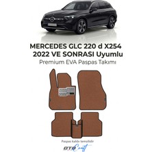 Otocraft Mercedes Glc 220 D X254 2022 ve Sonrası Uyumlu Taba Turuncu 3D Havuzlu Eva Oto Paspas Takımı 5 Parça Araca Özel