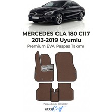 Otocraft Mercedes Cla 180 C117 2013-2019 Uyumlu Taba 3D Havuzlu Eva Oto Paspas Takımı 5 Parça Araca Özel