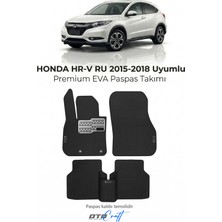 Otocraft Honda Hr-V Ru 2015-2018 Uyumlu Siyah 3D Havuzlu Eva Oto Paspas Takımı 5 Parça Araca Özel