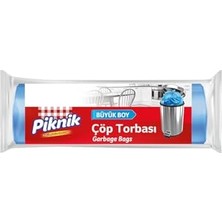 Çöp Torbası Ekonomik Büyük 65X80 cm 10 Adet 2084 (3 Paketi)
