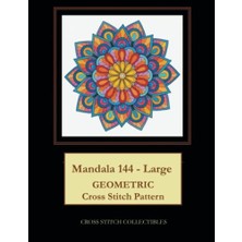 Mandala 144 - Large: Geometric Cross Stitch Pattern