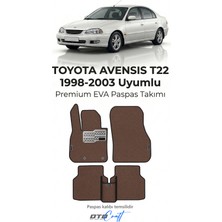 Otocraft Toyota Avensis T22 1998-2003 Uyumlu Taba 3D Havuzlu Eva Oto Paspas Takımı 5 Parça Araca Özel