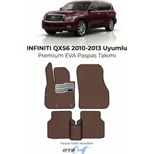 Otocraft Infiniti QX56 2010-2013 Uyumlu Taba 3D Havuzlu Eva Oto Paspas Takımı 5 Parça Araca Özel