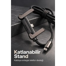 Zenviaa Type C Şarj Kablosu Çinko Alaşım Gövdeli ZENVIAA365423