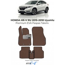 Otocraft Honda Hr-V Ru 2015-2018 Uyumlu Taba 3D Havuzlu Eva Oto Paspas Takımı 5 Parça Araca Özel