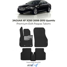 Otocraft Jaguar Xf X250 2008-2015 Uyumlu Siyah 3D Havuzlu Eva Oto Paspas Takımı 5 Parça Araca Özel