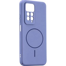 TeknoKapsül Xiaomi Redmi Note 11 Pro Mika Pc Magsafe Kapak - Açık Mor