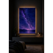 Gece Gökyüzü — Yıldız Tozu — 30×40 cm Kanvas Tablo