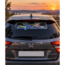 Şimika Sana Yine Muhtacım Hologram 54X6 cm Kaliteli Baskı Stıcker 1 Adet Etıket