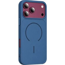 TeknoKapsül Apple Iphone 18 Pro Azus Magsafe Kapak - Mavi