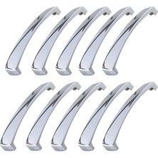 10 Adet Motif Mobilya, Mutfak Dolabı ve Çekmece Kapak Kulpları, Krom, 96 Mm, 9.6 cm Metal Kulp