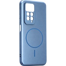 TeknoKapsül Xiaomi Redmi Note 11 Pro Mika Pc Magsafe Kapak - Açık Mavi