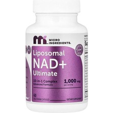 Belirtilmemiş Micro Ingredients, Liposomal Nad + Ultimate, 60 Vegetarian Capsules