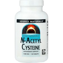 Belirtilmemiş Source Naturals, N-Acetyl Cysteine, 1,000 Mg, 120 Tablets