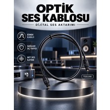 Dijital Fiber Optik Ses Kablosu Toslink Kablo 1 Metre CD DVD - Spdıf Md Optic Kablo