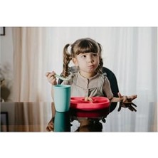 Spoön Silikon 5'li Kaşık Seti Mavi, Bpa ve Ftalat Içermez, Antibakteriyel ve Gıda Dostu, Bulaşık Makinesinde Yıkanabilir