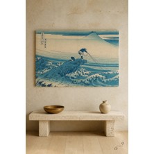 Kajikazawa In Kai Province — Hokusai — 30×40 cm Kanvas Tablo