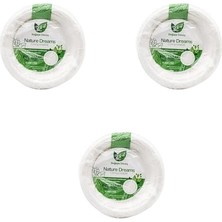 Tabak; Roll-Up Nature Ekolojik Karton Kağıt Parti Tek Kullanımlık, 18 Cm., 50 Adetlik 3 Paket