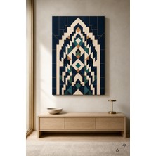 Yeni Mukarnas — Modern Anadolu Yorumu — 30×40 cm Kanvas Tablo