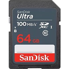 64 GB Sdxc Bellek Kartı, 100 Mb/sn