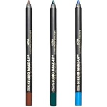 Göz Kalemi — Make Up 3'lü Renk Ultra Waterproof Suya Fayanıklı Eyeliner Seti