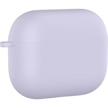 Airpods Pro 3 Uyumlu Standart Silikon Kılıf Lila