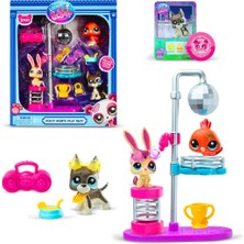 Sunman Littlest Pet Shop Lps Minişler Disko Gecesi Oyun Seti 3 Lü Miniş Figür Seti