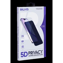 Urfakent Apple iPhone 17 Pro Uyumlu Bilvis 5d Privacy Diamond Hayalet Cam Ekran Koruyucu