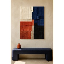 Kumaş Hafıza — Form ve Doku — 30×40 cm Kanvas Tablo
