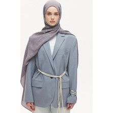 Emproyal Native Interflow Desen Naia Şal Gri