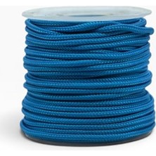 Bileklik, Outdoor ve Hobi Polyester Paracord Ipi 2.2 mm No:7 20 Metre Saks Mavi
