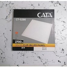 Sekizgen LED CT-5286 25 W 30X30 Klipin LED Panel Beyaz Işık