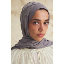 Emproyal Native Chain Desen Naia Şal Gri