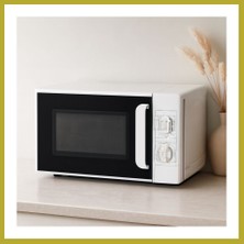 Bezos 20L 700W Mikrodalga Fırın - 5 Güç Kademesi, Buz Çözme, Beyaz Bcks