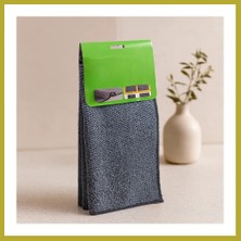 Bezos Çift Taraflı Mikrofiber & Tel Bez 4'lü (30X30 Cm) - Zor Kir Için Bcks