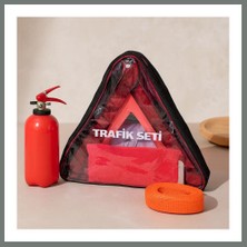 Bezos Oto Trafik ve Ilk Yardım Seti - 1 kg Yangın Tüpü, Reflektörlü Mmbz