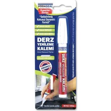 Vodaseal Çift Uçlu Su Bazlı Kokusuz Kalıcı Derz Kalemi Beyaz