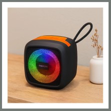 Bezos Kablosuz Taşınabilir Bluetooth Hoparlör (Işıklı, Usb/tf, 1200MAH) Mmbz