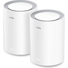 Cudy M3000 2-Pack AX3000MBPS 2.4ghz/5ghz Ap/re/wısp 2.5ge Mu-Mımo Kablosuz 2'li Mesh Wi-Fi 6 Sistemi