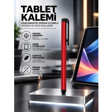 1 Adet Kırmızı Universal Stylus Kalem Ios Android Windows Akıllı Tahta Uyumlu Dokunmatik Ekran Kalem
