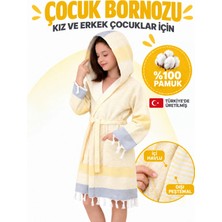 Emillie Mira Çocuk Havlu Peştemal Bornoz Unisex - % 100 Pamuk